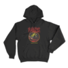 Absolute Elsewhere Circle Print Unisex Hoodie Black