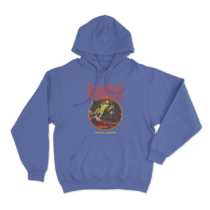Absolute Elsewhere Circle Print Unisex Hoodie Blue