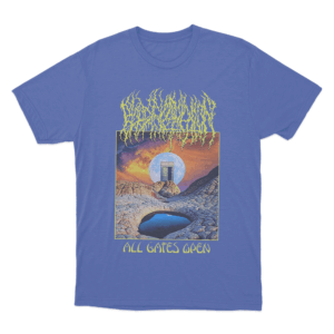 All Gates Open Album Cover Unisex T Shirt Blue