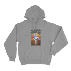 All Gates Open Back Cover Unisex Hoodie Grey
