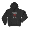 Cosmic Spiral Obelisk Print Unisex Hoodie Black